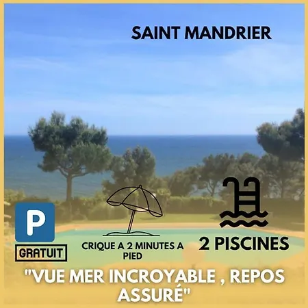 Cap Soleil 4 Pers Piscines, Tennis, Apartamento